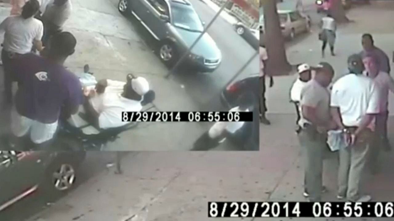 Cop accused of false drug arrest stands trial