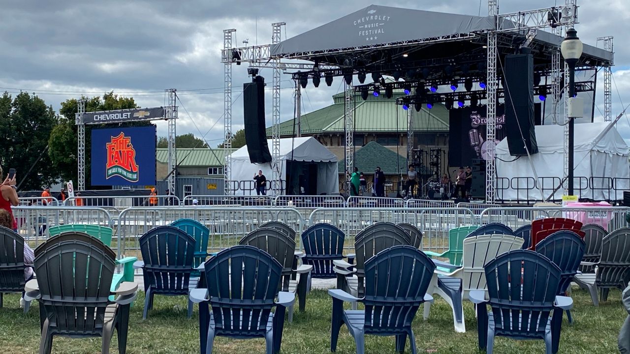 The New York State Fair continues to add musical acts to its lineup for the Chevy Court and Suburban Park stages. (Emily Kenny/Spectrum News 1)