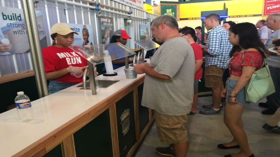 Regular or chocolate milk at the NYS Fair?