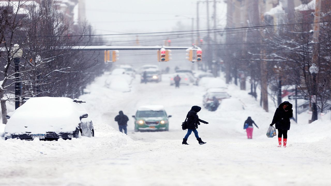 Snow in Albany