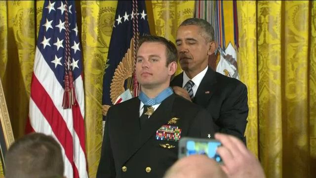 Navy Seal Receives Medal Of Honor