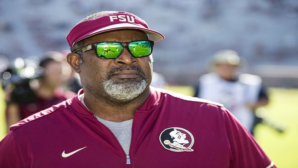 Assistant coach Odell Haggins was named interim head coach after Willie Taggart was fired.