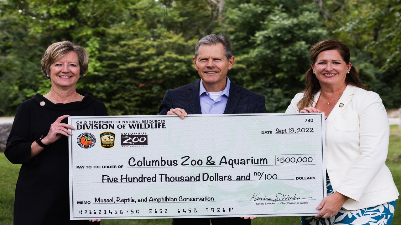 ODNR Columbus Zoo donation