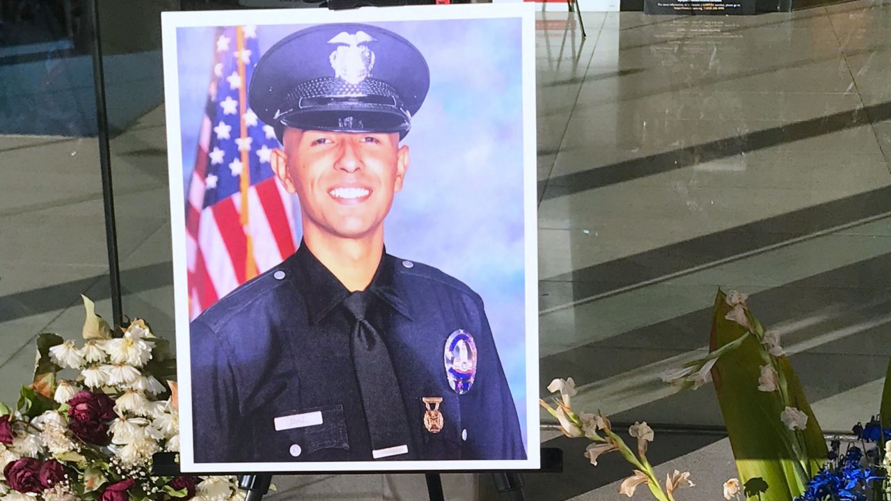 Funeral Held For La Officer Juan Diaz Killed While Off Duty