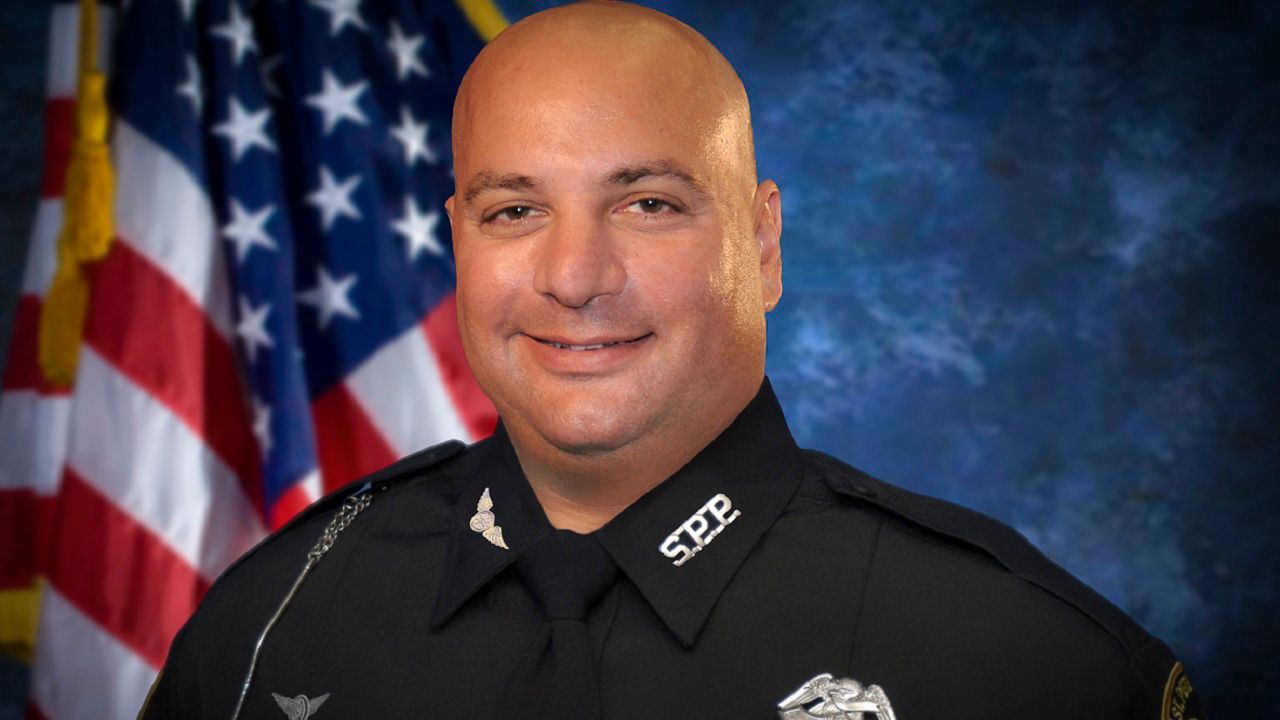The St. Petersburg Police Department announced Friday that Officer Michael Weiskopf died Friday of complications from COVID-19. He was 52. (St. Pete Police Dept.)