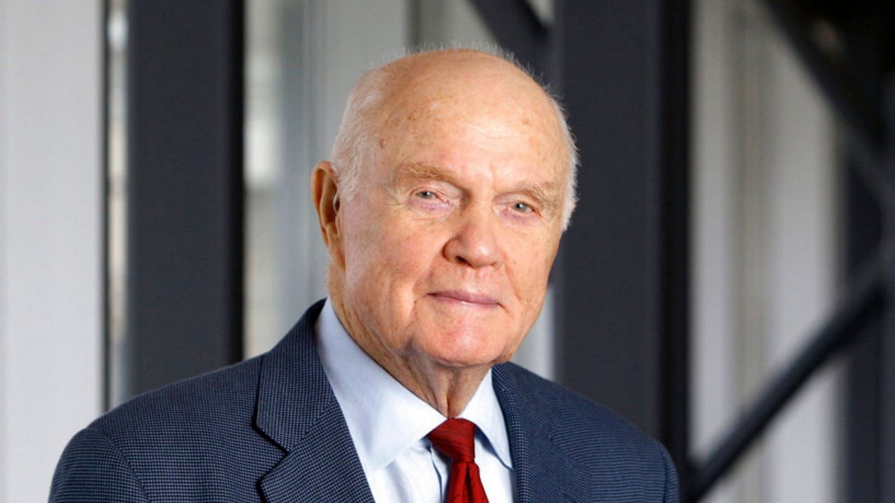 File photo of John Glenn. Photo/AP