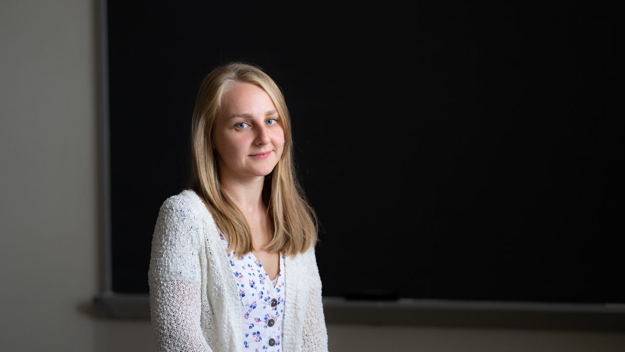 Oksana Katsanivska and her family are determined to return to Ukraine one day. (University of Wisconsin-Oshkosh)