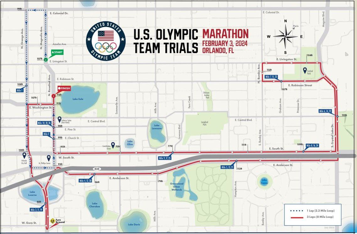 Olympic Trials Marathon Course 2024 Fl 080123