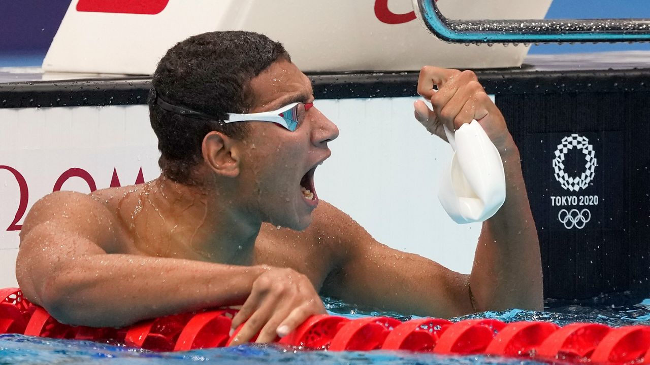 Tunisian Teen Wins Surprise Olympic Swimming Gold