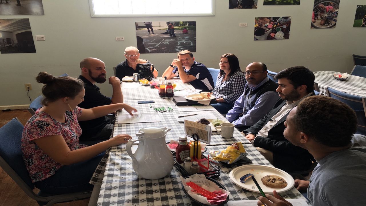 Over the years, the On the Table event brought people together to have a meal and work to solve community problems. (Spectrum News/Jennifer Conn)