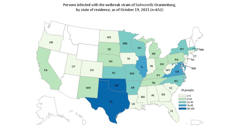 Gills Onions recall linked to multistate salmonella outbreak, CDC