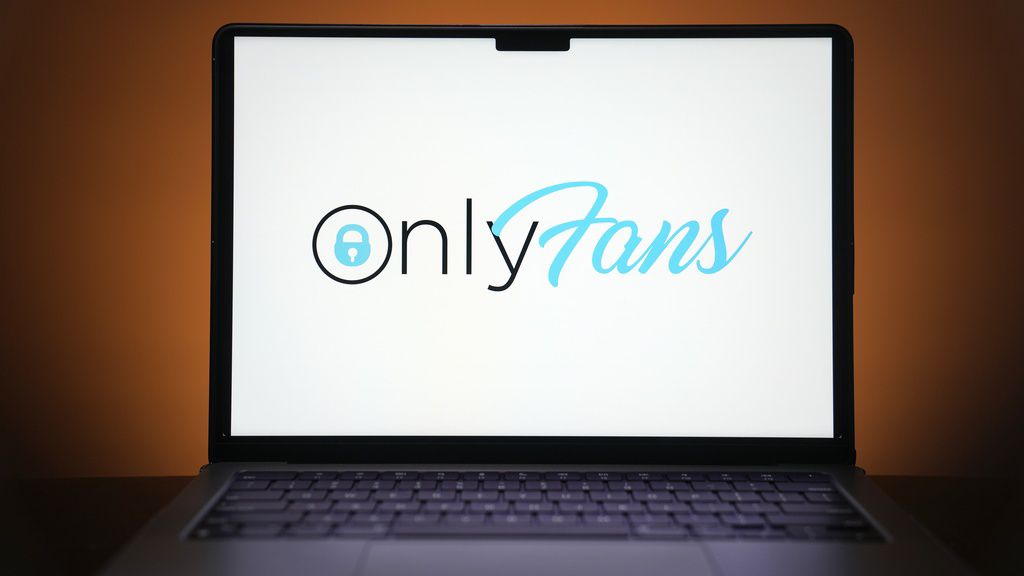 The OnlyFans logo is seen on a computer monitor in this posed photo, Thursday, Dec. 7, 2023, in St. Louis. The site and others like it provide an opportunity for those willing to dabble in pornography to earn extra money, including two teachers at the same Missouri high school. (AP Photo/Jeff Roberson)