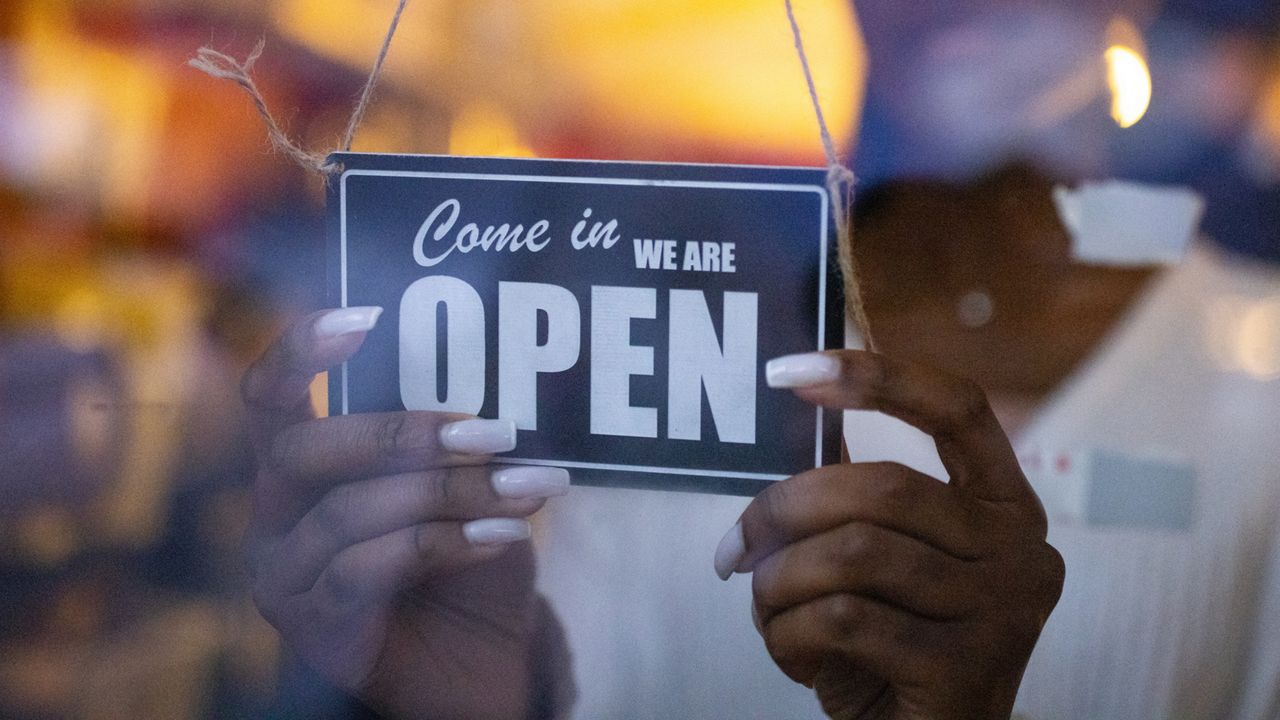 'Open' sign (file image)