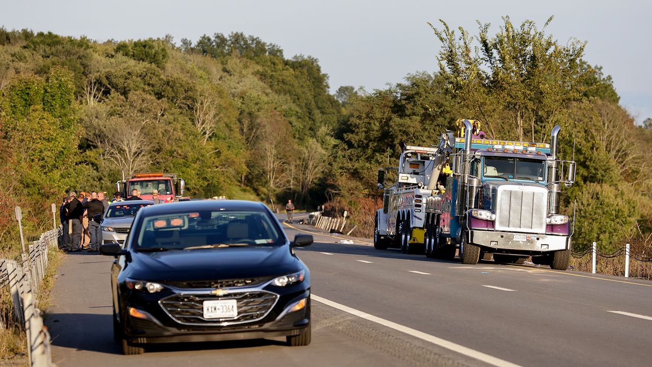 bus crash site