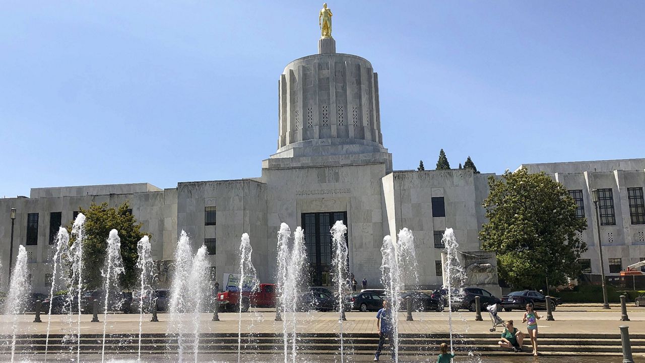 Oregon State Capitol in Salem, Ore. (AP Photo/Andrew Selsky, File)