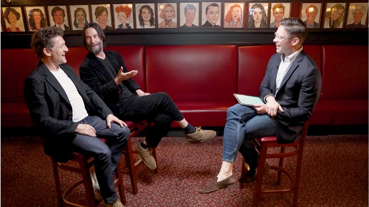 Keanu Reeves and Alex Winter reunite in 'Waiting for Godot'