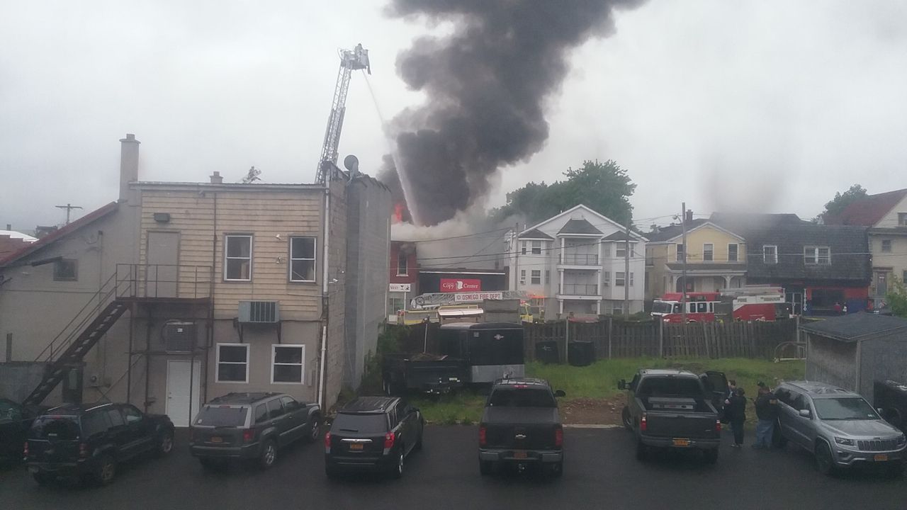 Large Fire Forces Evacuation in Oswego