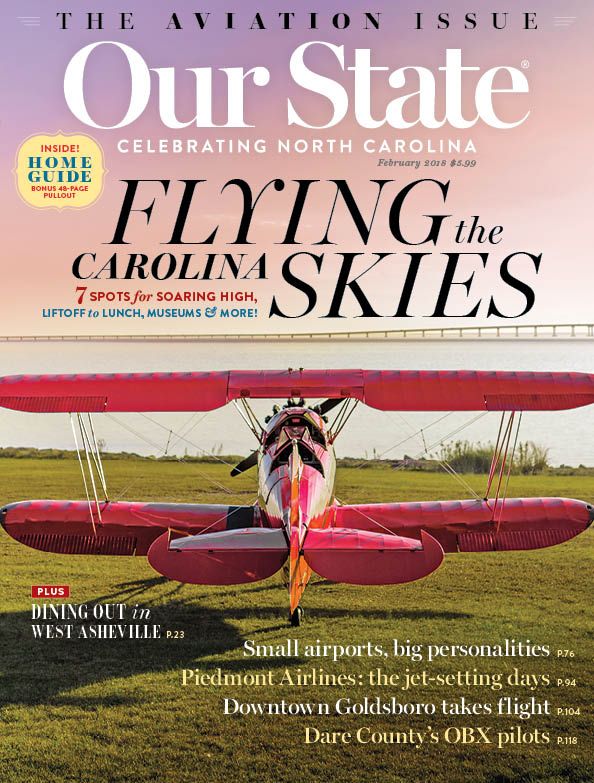 In Depth Our State Magazine, Flying the Carolina Skies