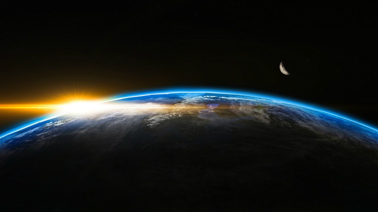 Earth view from space
