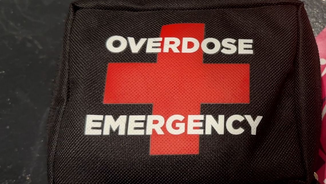 An overdose emergency kit.