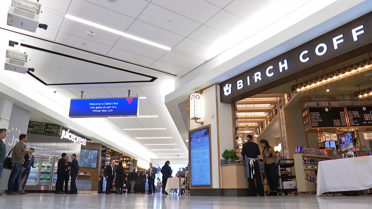 Inside the New Delta Concourse at LGA