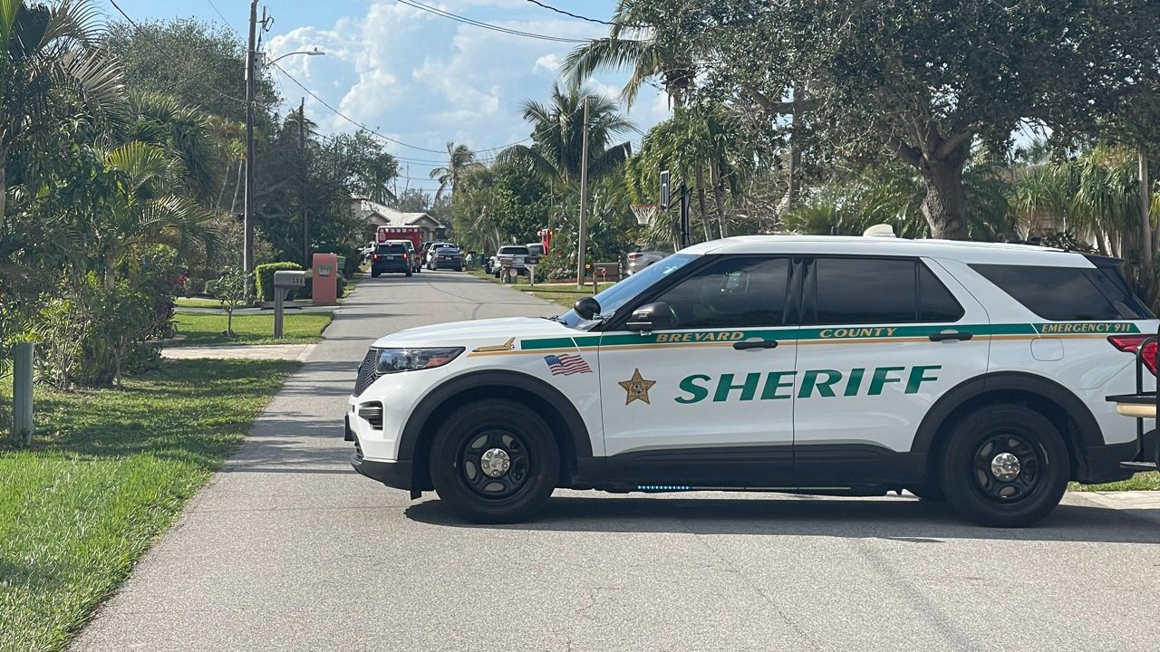 Brevard County police were serving a warrant at a local home when a standoff ensued. (Spectrum News/Greg Pallone)