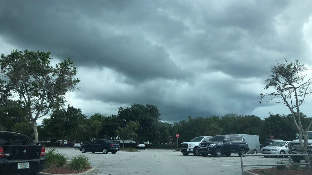 Storms creep into Palm Coast. (Photo sent in by viewer using the Spectrum News 13 app)