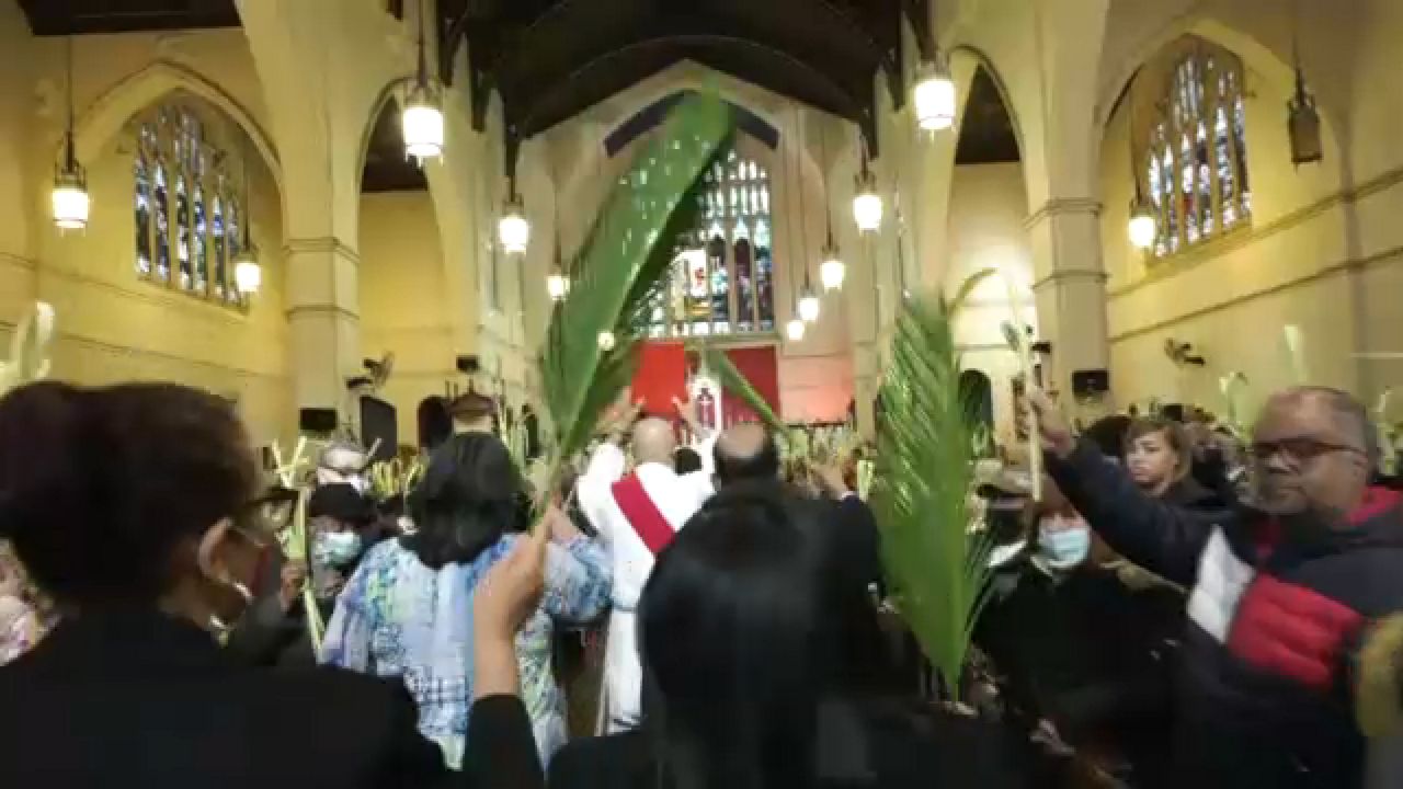 Palm Sunday Celebrations of Catholic New Yorkers in the City