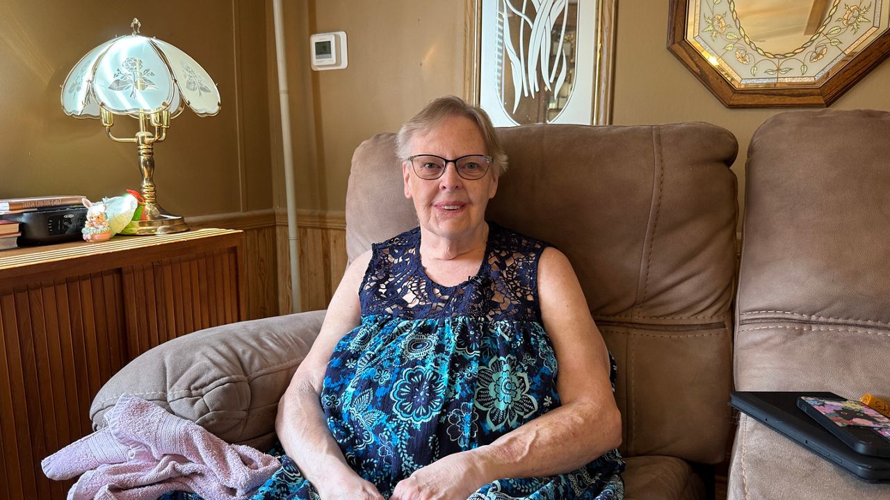 Pamela Roberts volunteers for both the Health Buddies and Telepals Programs with Seniors in Service (Spectrum News/Tyler O'Neill)