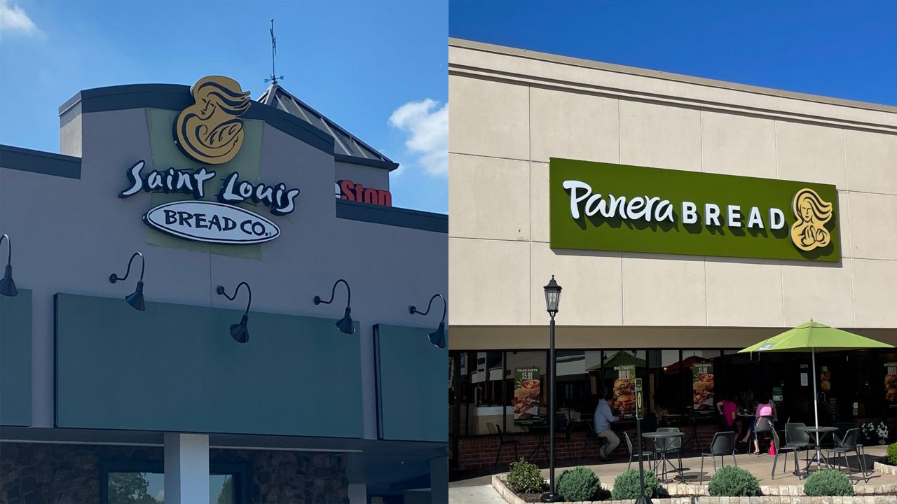 St. Louis Bread Company sign replaced with Panera in parts of St. Louis area