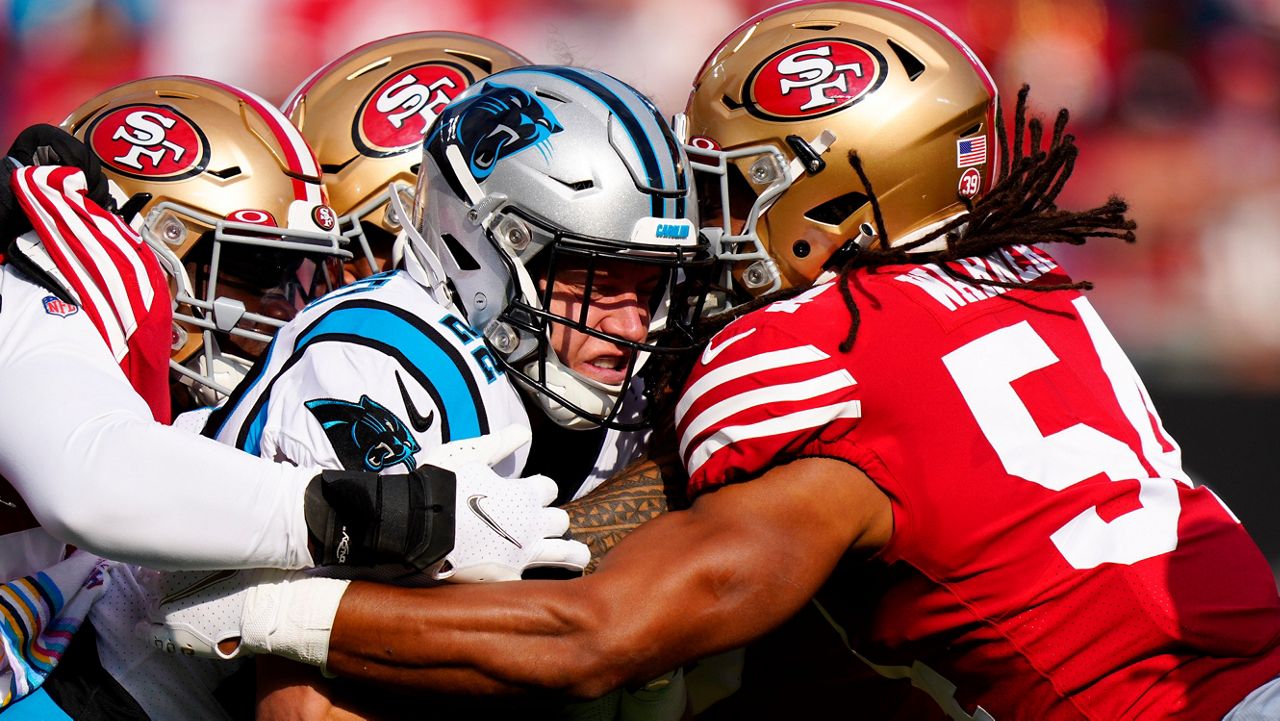 Garoppolo, stingy defense lead 49ers past Panthers 37-15