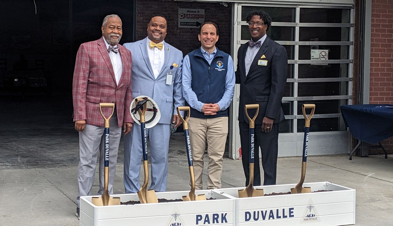Park DuValle Community Health Centers broke ground for a new community food center