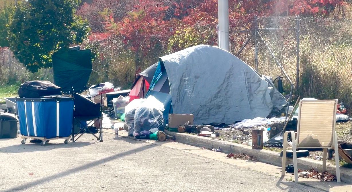 People who are homeless clear out of park and ride lots
