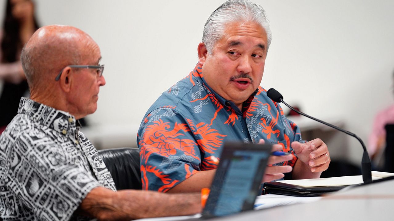 Superintendent Keith Hayashi and his team presented a budget request of nearly $2 billion for school construction and repairs to lawmakers at the start of 2025. (Honolulu Civil Beat/Kevin Fujii)