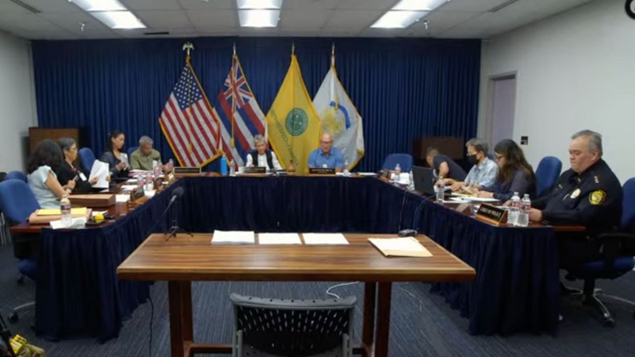 The Honolulu Police Commission voted to hire a consultant to help pick a new chief. (Screenshot via Honolulu Civil Beat)