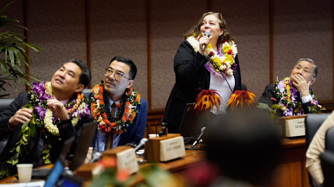 Rep. Nicole Lowen, who chairs the House Energy and Environmental Protection Committe, said she’s convinced the HECO measure is “positive for consumers.” (Honolulu Civil Beat/Kevin Fujii)