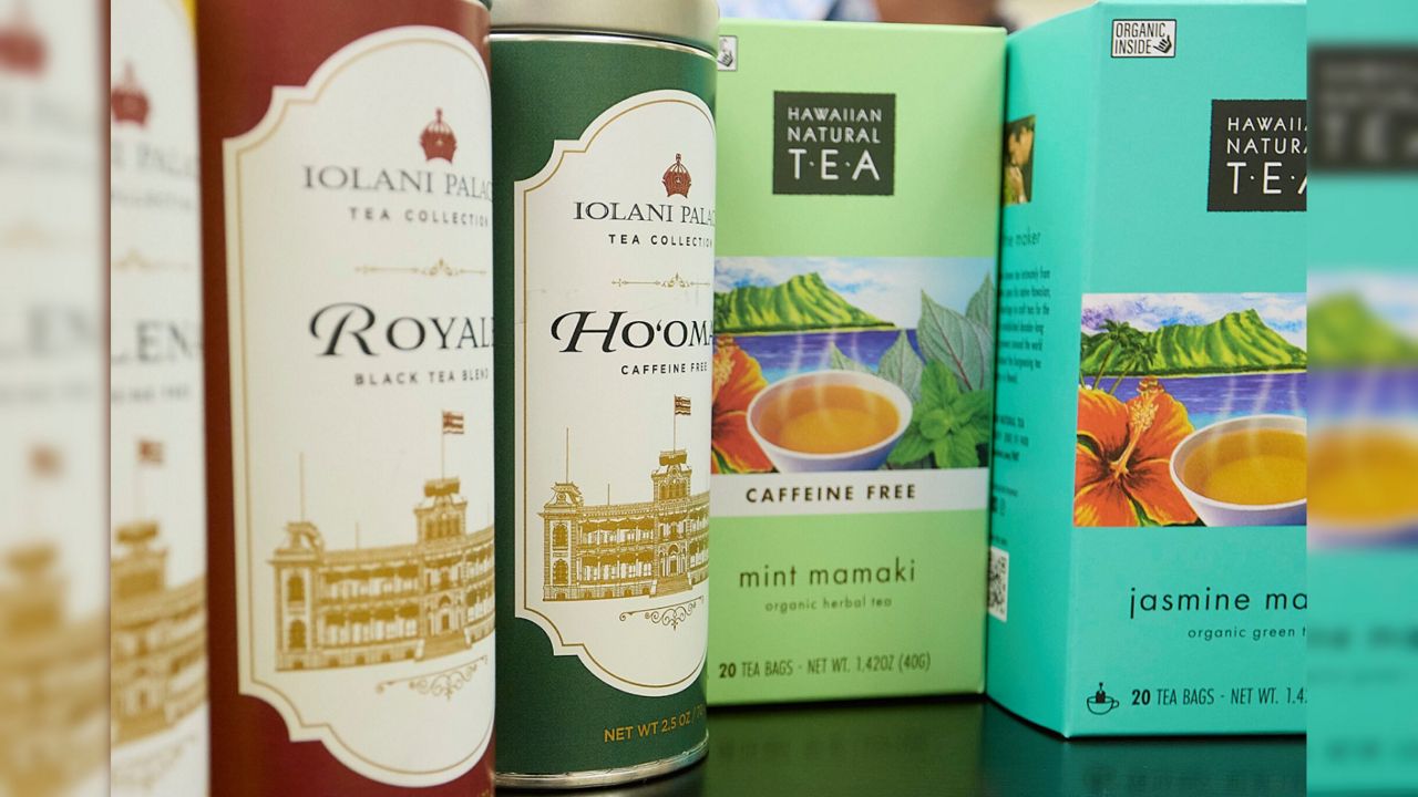Māmaki is often sold mixed with herbs like mint and jasmine grown elsewhere. Such products could not have been labeled as māmaki under a bill passed this year meant to protect the Hawaiʻi crop. (Honolulu Civil Beat/David Croxford)