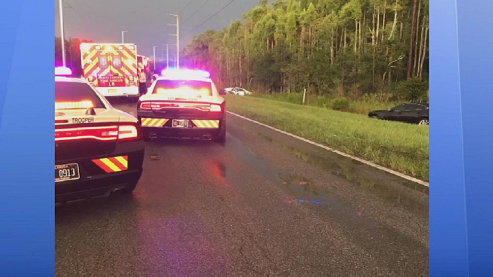 According to the Florida Highway Patrol, the crash happened on County Road 54 at Berry Road. Other people injured in the crash were rushed to an area hospital. (Florida Highway Patrol)