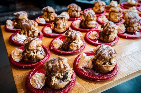 A German dessert plated as a preview for Oktoberfest Zinzinnati (Provided: Cincinnati Chamber)