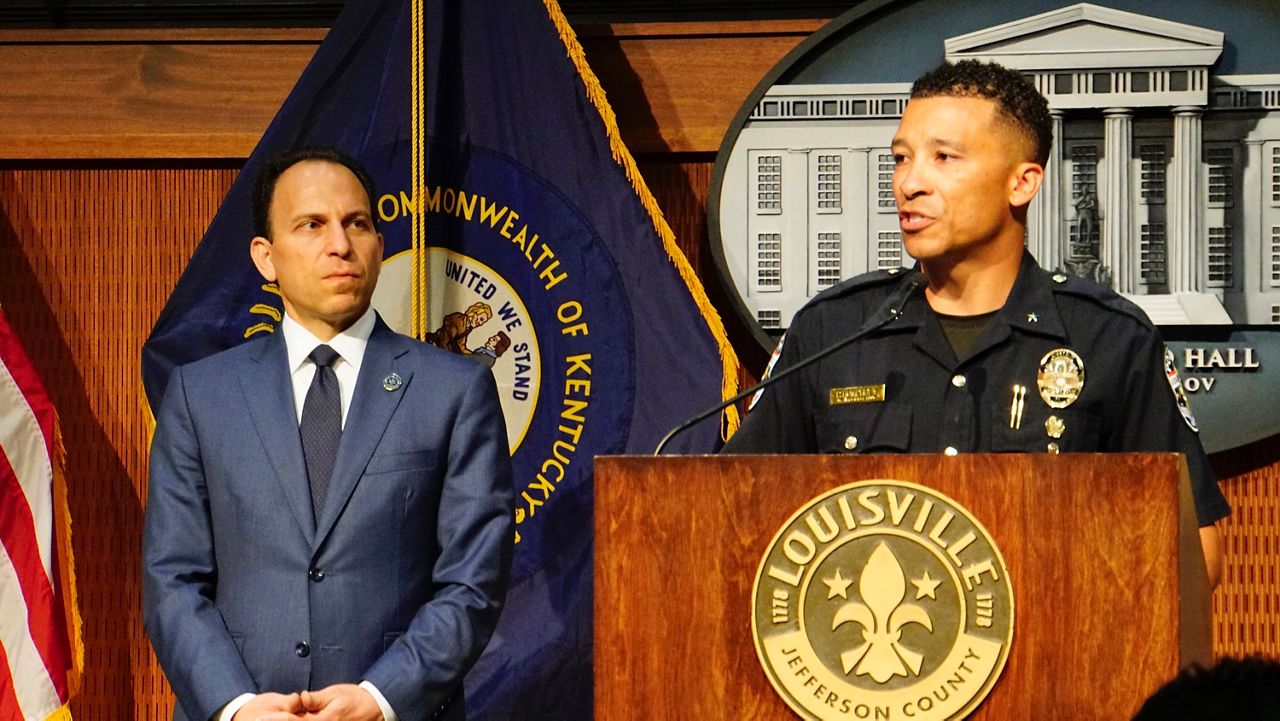 Mayor Greenberg, LMPD Chief speak to Louisville Forum