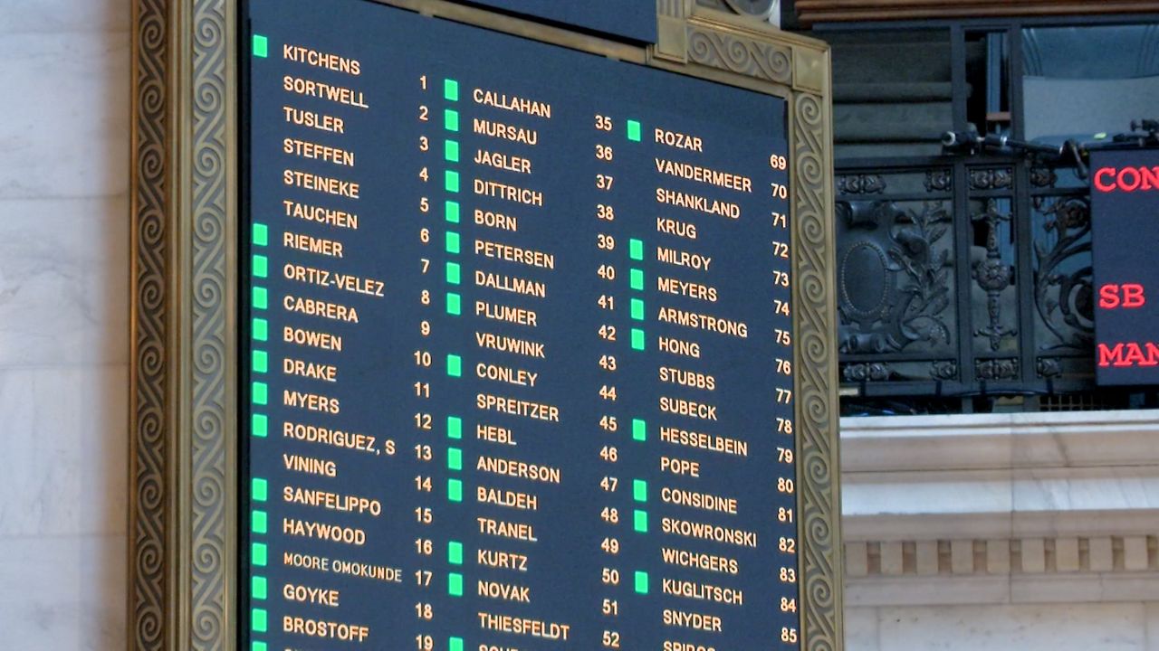 Lawmakers in State Assembly cast roll call votes for health-related bills.