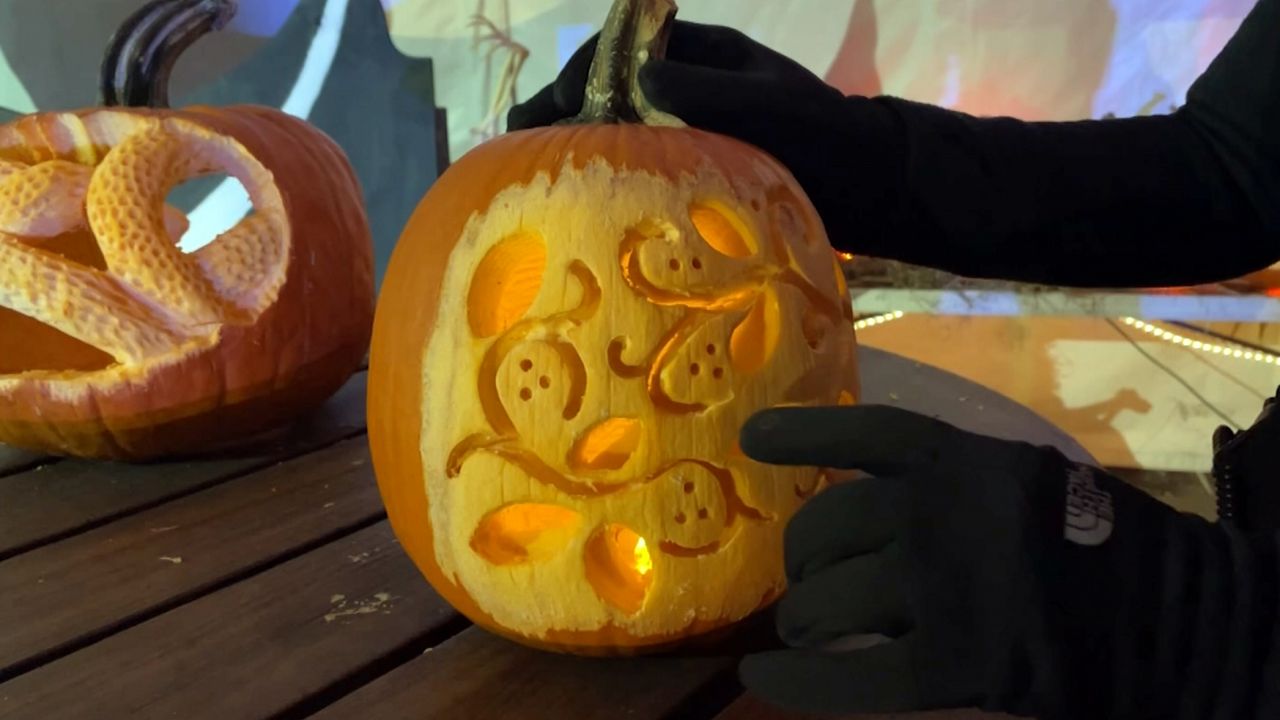 Peace, Love & Pumpkins display back at Bethel Woods