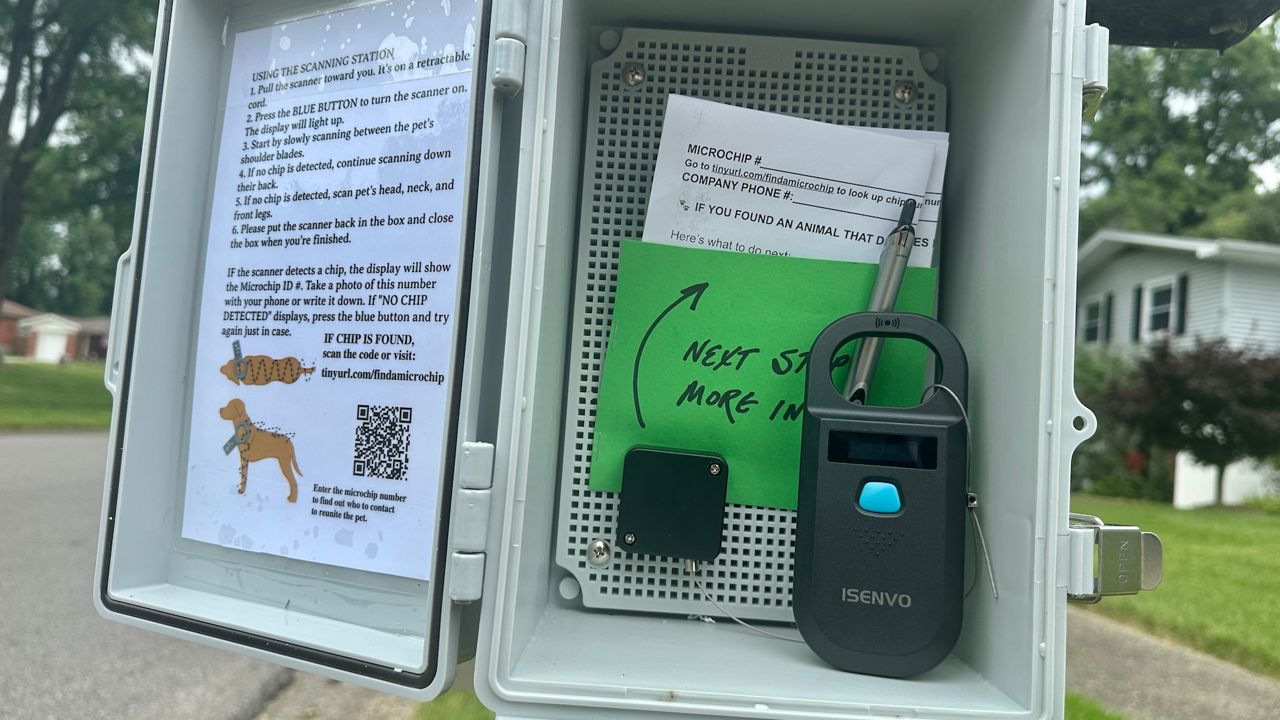 Neighborhood scanner boxes help reunite lost pets with families