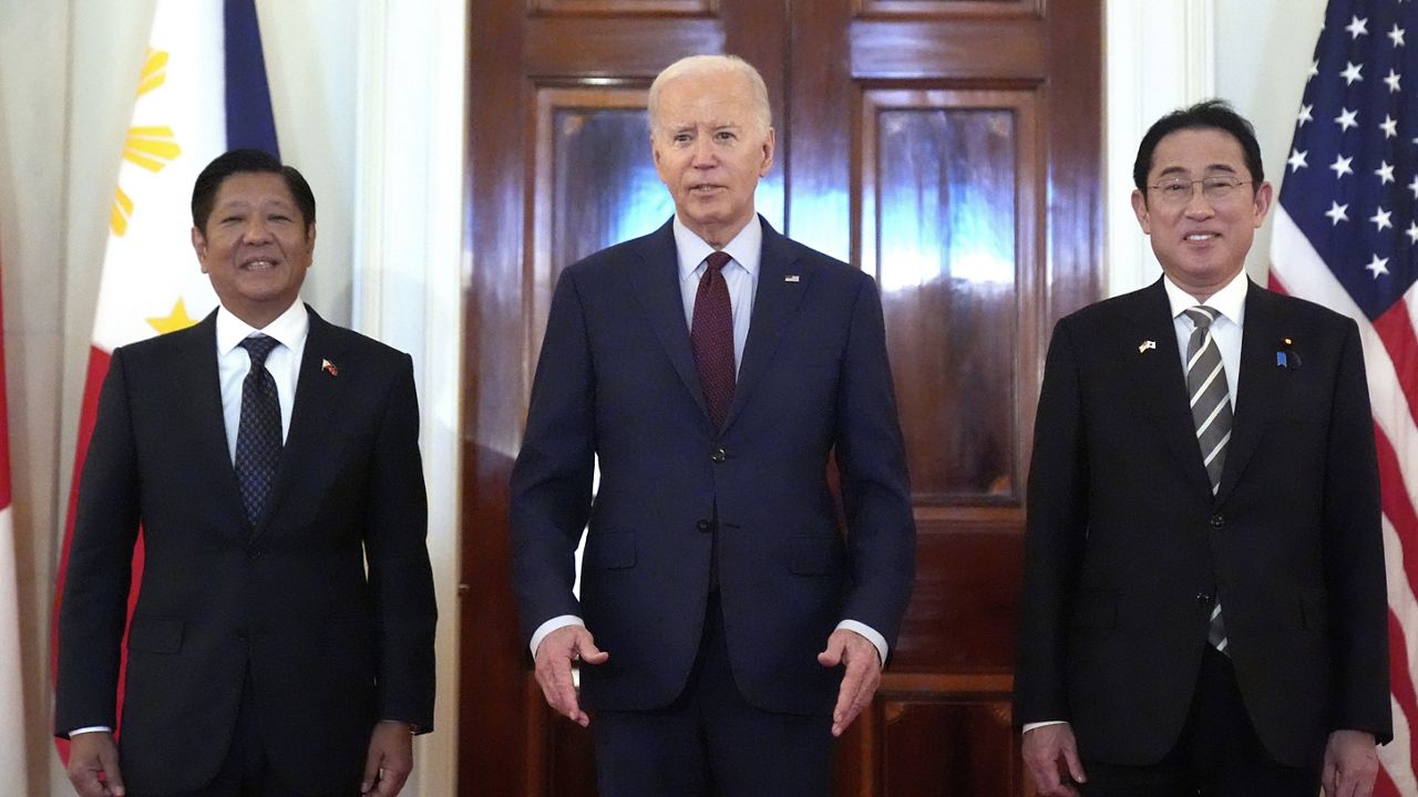 Biden Hosts Japan, Philippines Summit To Counter China