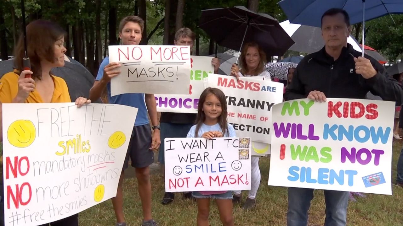 Wake County family voices concerns over mask mandate