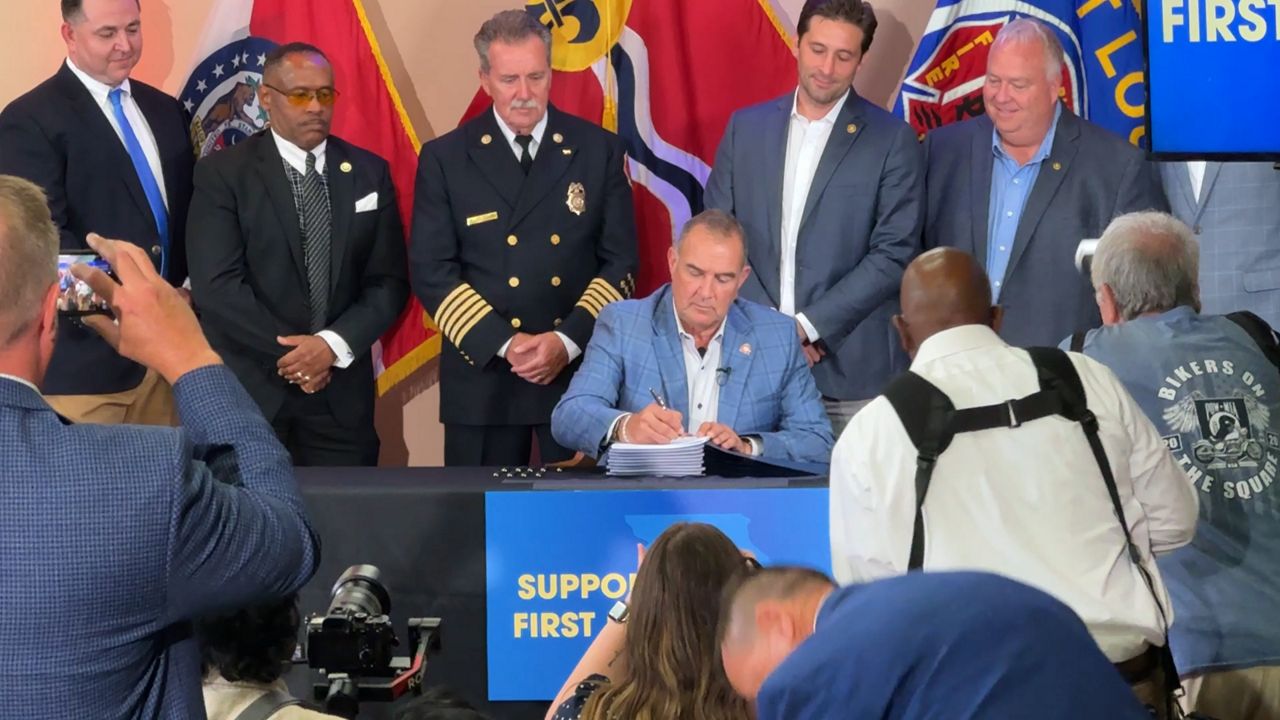 Gov. Kehoe signs the Public Safety Recruitment and Retention Act
