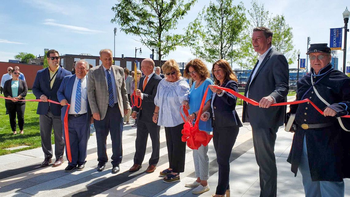 Worcester hosts dedications for pair of Polar Park plazas