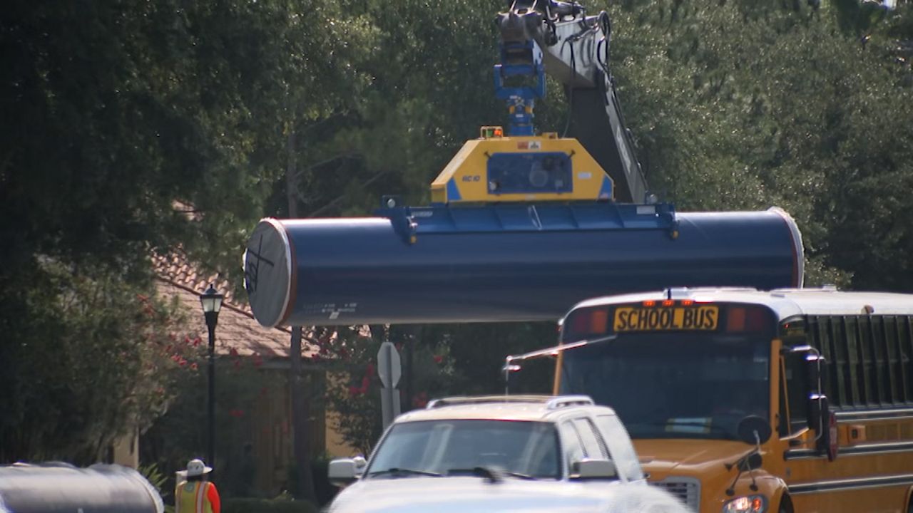 South Hillsborough Pipeline work affects Riverview roads and businesses