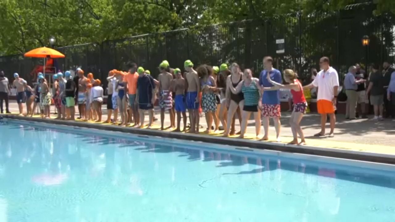 Official Opening of Pool Season Celebrated at Community Party