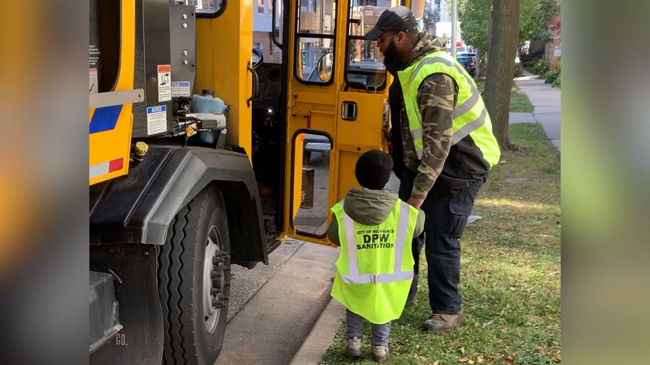 Milwaukee boy aspires to work in waste management